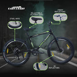 PLAYER 7 Speed | 26T Mountain Bike/Cycle with FS & DD Brake - Black Color