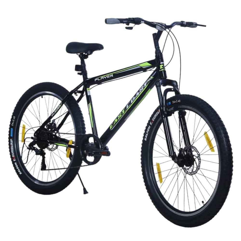 PLAYER 7 Speed | 26T Mountain Bike/Cycle with FS & DD Brake - Black Color