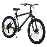 PLAYER 7 Speed | 26T Mountain Bike/Cycle with FS & DD Brake - Black Color