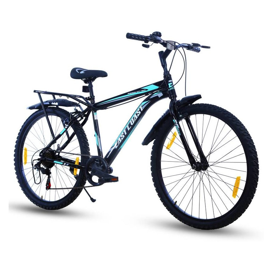 Premium City 7 Speed | 26T Mountain Bike/Cycle - Black Color