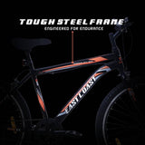 Premium City Single Speed | 27.5T Mountain Bike/Cycle - Black/Orange Color