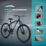 Premium City 21 Speed | 29T Mountain Bike/Cycle - Black Color