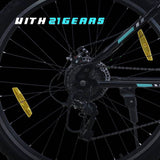 Premium City 21 Speed | 29T Mountain Bike/Cycle - Black Color