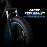 Trooper 21-Speed 26T Fat Tyre Mountain Bicycle - Blue