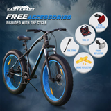 Trooper 21-Speed 26T Fat Tyre Mountain Bicycle - Blue