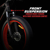 Trooper 21-Speed 26T Fat Tyre Mountain Bicycle - Red