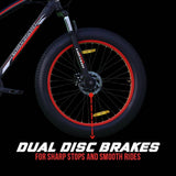 Trooper 21-Speed 26T Fat Tyre Mountain Bicycle - Red