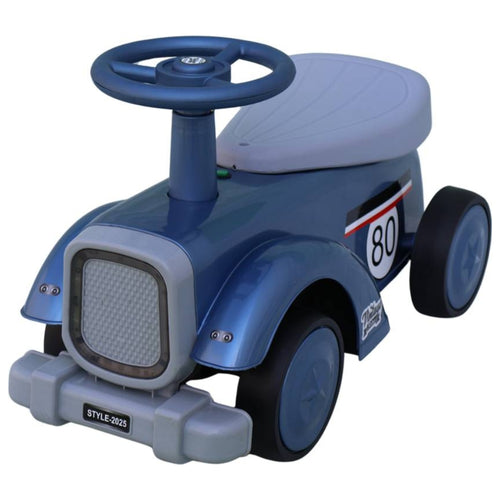 Vintage Classic Car Antique Car for Kids | Ride On - Blue Color