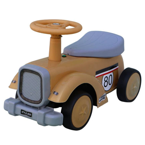 Vintage Classic Car Antique Car for Kids | Ride On - Gold Color