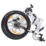 X-007 21 Speed 26T Multi-Speed Folding Bike/Cycle - White