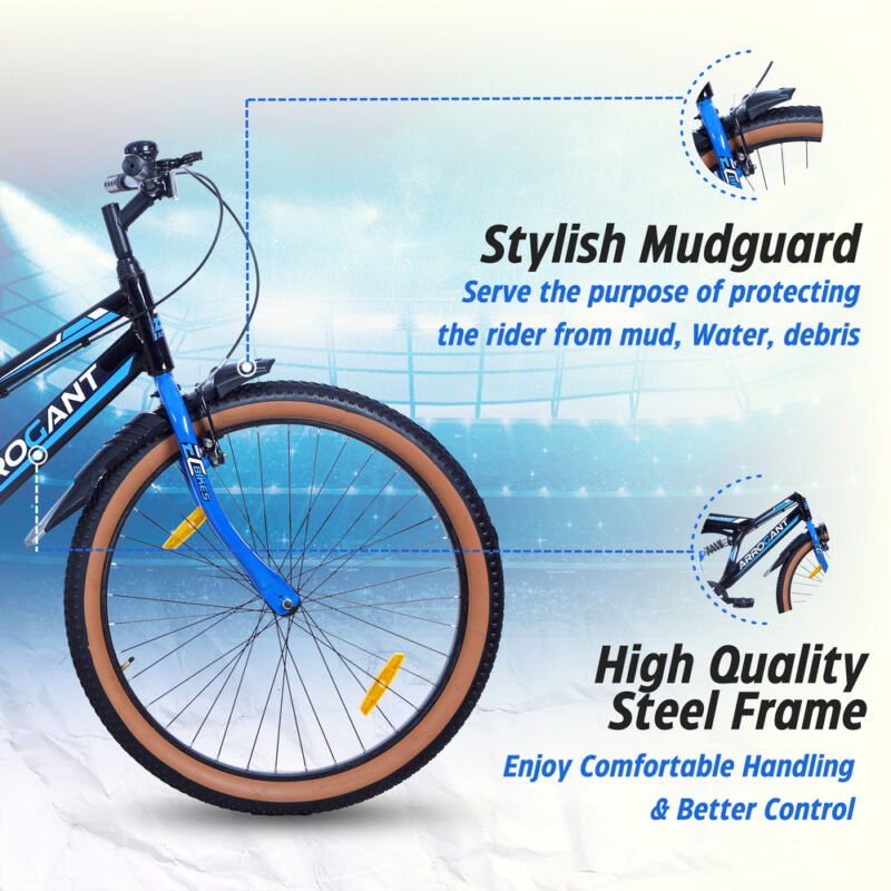 EASTCOAST ARROGANT 26T Hybrid Bicycle City Bike With Center Suspension - Blue Color