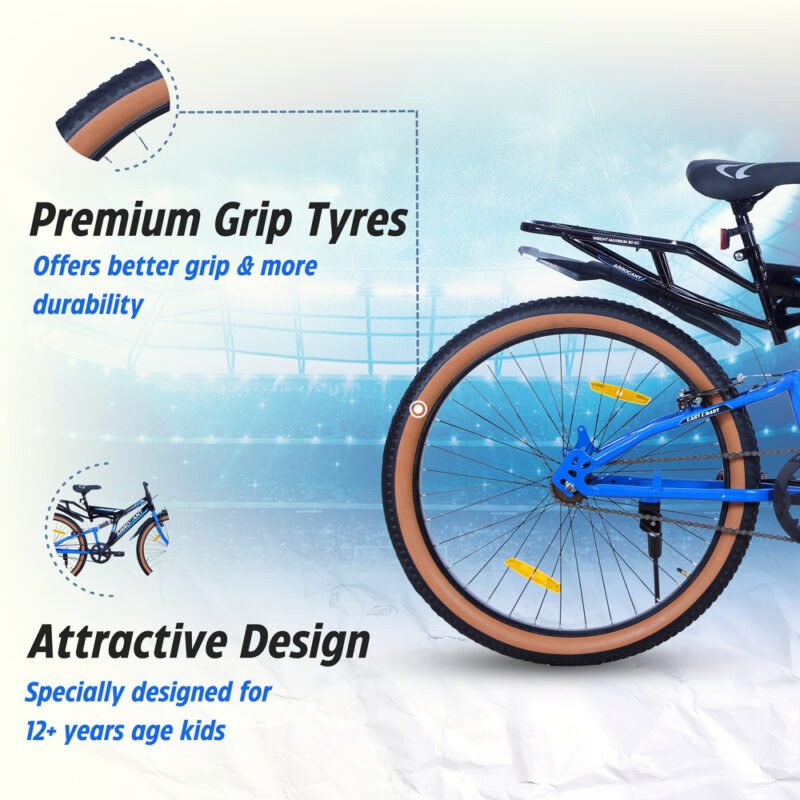 EASTCOAST ARROGANT 26T Hybrid Bicycle City Bike With Center Suspension - Blue Color
