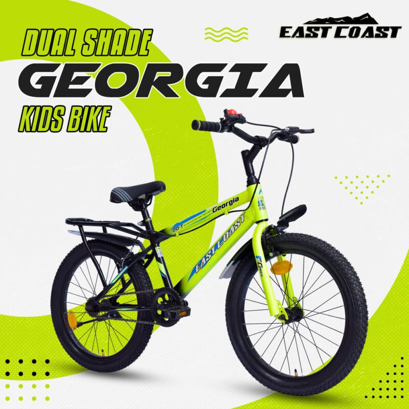 EASTCOAST Georgia Single-Speed Kids Cycle Bicycle - 20T Bike for Kids