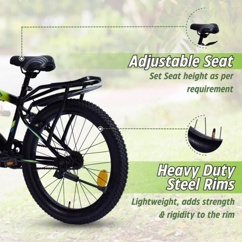 EASTCOAST Georgia Single-Speed Kids Cycle Bicycle - 20T Bike for Kids