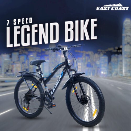 EASTCOAST Legend 7 Speed Cycle Bicycle for Kids 24T Mountain Bike