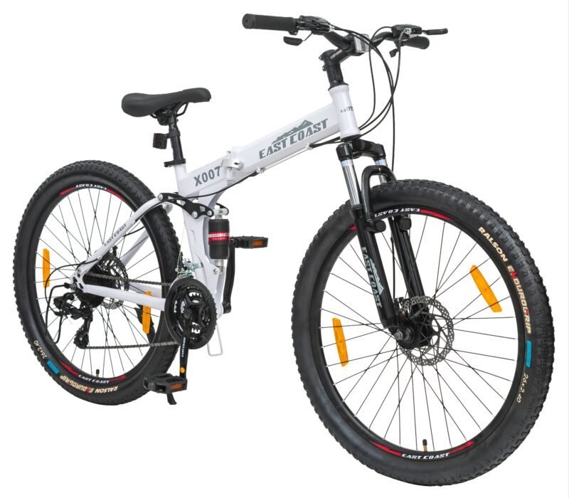 EASTCOASTX007 FoldingCycle 26TMulti-Speed Dual Suspension Disc Brakes21Speed26T
(inch)Folding Bikes/FoldingCycle(21Gear, ,White, DualSuspension) - Image 4