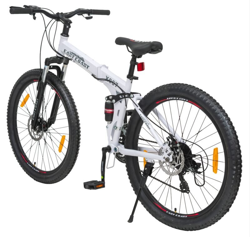 EASTCOASTX007 FoldingCycle 26TMulti-Speed Dual Suspension Disc Brakes21Speed26T
(inch)Folding Bikes/FoldingCycle(21Gear, ,White, DualSuspension) - Image 5